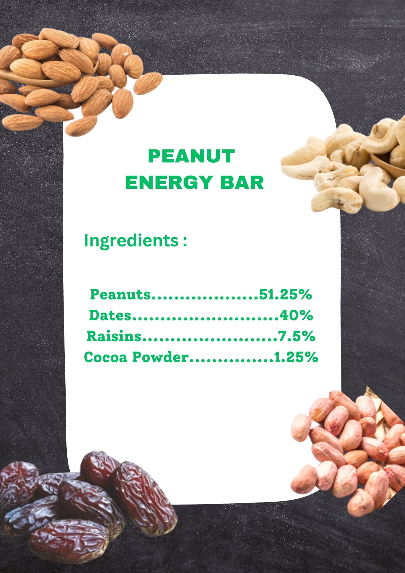 Peanut Energy Bar - Box of 10